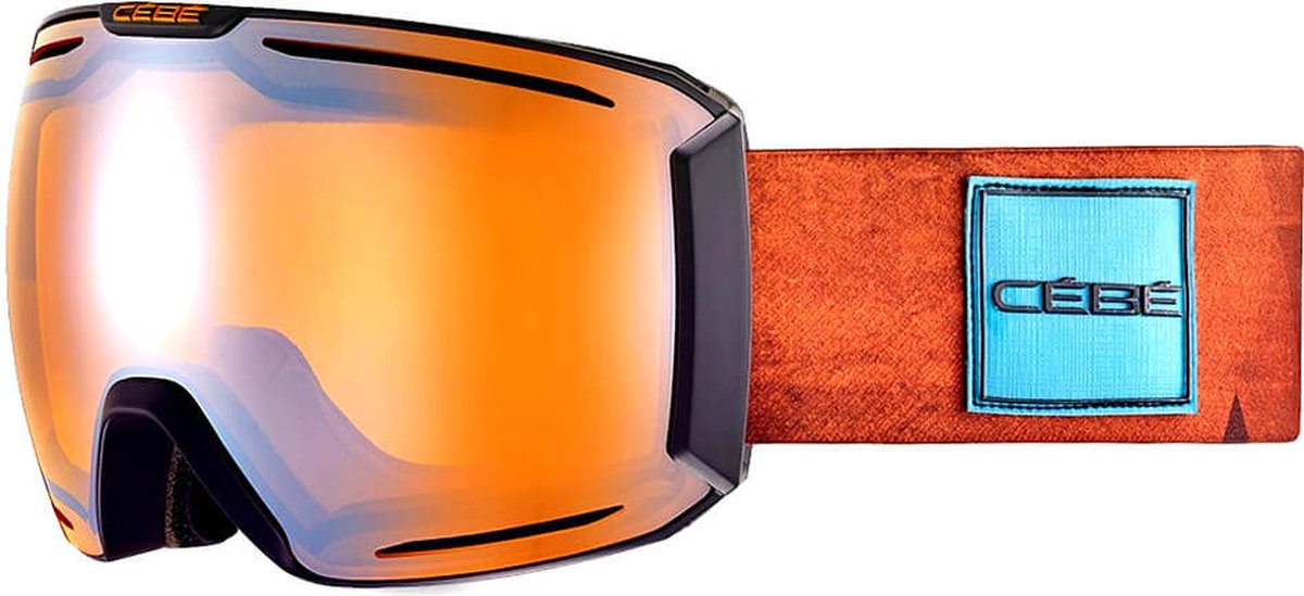 Cébé Horizon CG32905 Skibril - Oranje Zwart | Categorie 3