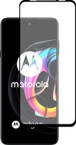 Cazy Screenprotector Motorola Edge 20 Lite Full Cover Tempered Glass - Zwart