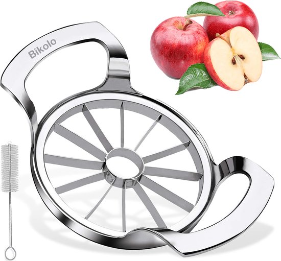 Bikolo - Trancheur de pommes - Séparateur de pommes - Alliage de zinc - Inox