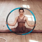 Relaxdays hoepel fitness - hoelahoep volwassenen - 90 cm - 0.8 kg - hula hoop - afnemen