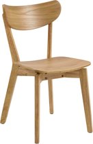 Chaise de salle à manger Sohome - lot de 2 - 'Kennita' couleur Chêne
