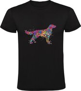 Golden Retriever Heren T-shirt | hond | dog | huisdier | dieren | dierendag | Zwart