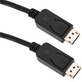 BeMatik - Displayport 8K 1.4 male naar male kabel voor digitale video- en audiotransmissie 1 meter