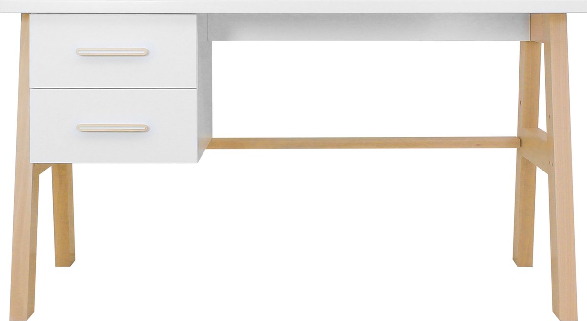 Bopita Lisa Bureau Wit / Naturel