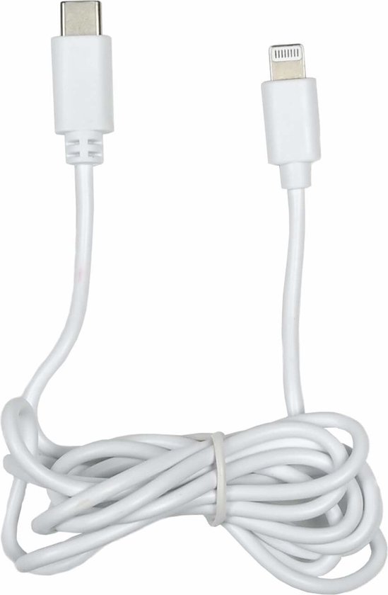 USB C Naar Lightning Kabel 1m Wit - Fast Charge - Compatibel Met IPhone