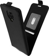 Redmi Note 9 Pro Max/9 Pro/9S Flip Case met Kaarthouder Leer-Effect zwart