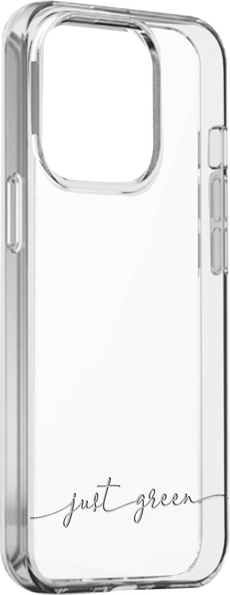 Apple iPhone 13 Pro biologisch afbreekbaar, Just Green transparant hoesje