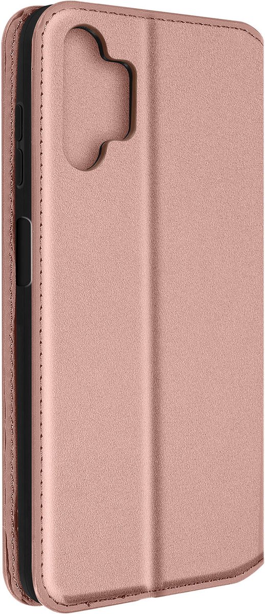 Hoes Geschikt voor Samsung Galaxy A13 klep portefeuille, video standaard roze