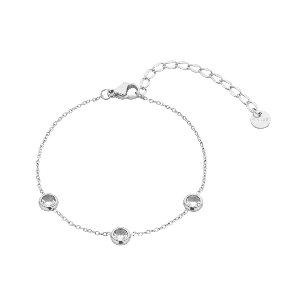 Les Cordes - Armband - ARWA (AB) - Zilver - Metaal - Sieraad Dames - Juwelen