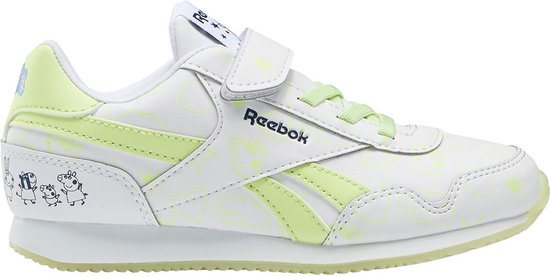 REEBOK Royal Cljog 3.0 1V Sneakers Met Klittenband Ftwr White/Energy Glow /Ftwr White - Maat 27