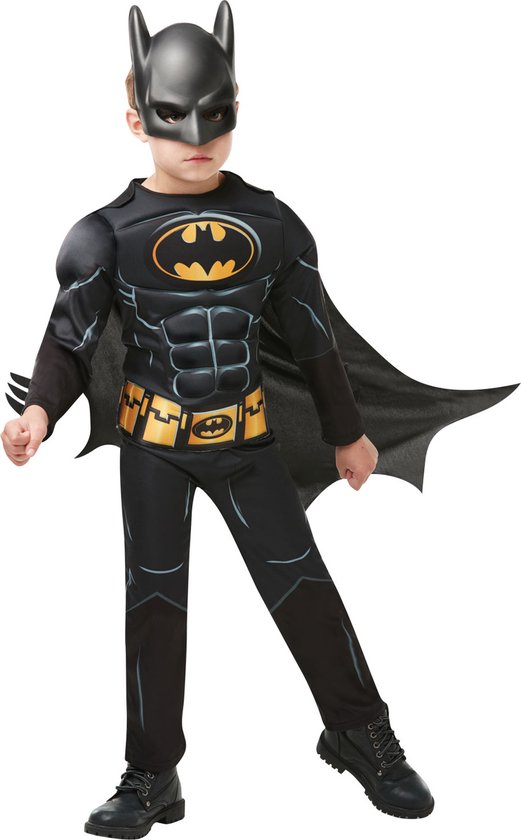 Afrekenen Tegenwerken Ontoegankelijk Rubies - Batman & Robin Kostuum - Black Batman Core Kostuum Jongen -  geel,zwart - Maat... | bol.com