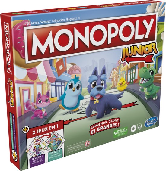 Monopoly Junior - 2-in-1 spel - Bordspel (Franstalig)