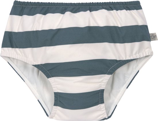 Lässig Zwembroekje met luier Splash & Fun Block Stripes milky/blue, 13-18 mnd. Maat 86