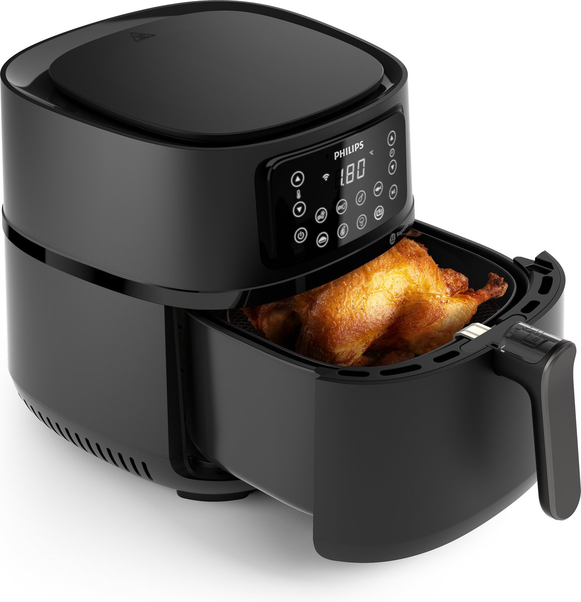 Philips Airfryer Connected 5000 Series - HD9285/96 - 7,2 liter (XXL) - Heteluchtfriteuse - 16 programma's - Quickclean Met bakvorm & grillplaat — afbeelding 7