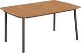 vidaXL Table de jardin 150x90x72 cm bois d'acacia massif et acier