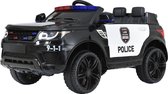 Merax Elektrische Politie Auto - 2-zits Kinderauto met 12V Accu - Zwart