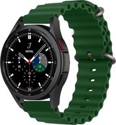 Bandje Voor Huawei Sport Ocean Band - Klaver (Groen) - Maat: 20mm - Horlogebandje, Armband