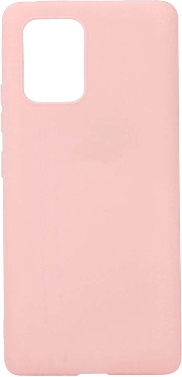 Shop4 - Poco X4 GT Hoesje - Zachte Back Case Mat Licht Roze