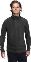 NOMAD® Fleece Vest Heren | XL | Zwart | Ademend en Sneldrogend | Fleece Trui Halve Rits