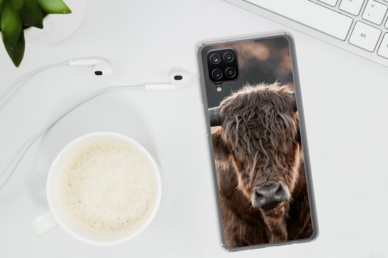 Coque Samsung Galaxy A12 - Scottish Highlander - Fourrure - Portrait - Siliconen