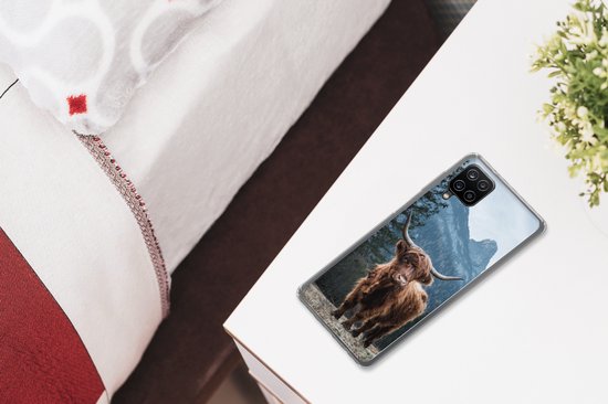Coque Samsung Galaxy A12 - Scottish Highlander - Animaux - Paysage - Siliconen