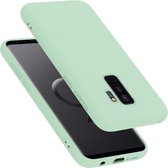 Cadorabo Hoesje geschikt voor Samsung Galaxy S9 PLUS in LIQUID LICHT GROEN - Beschermhoes gemaakt van flexibel TPU silicone Case Cover