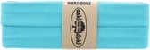 Oaki Doki Tricot de luxe Jersey Biaisband 20 mm, 3 meter, diverse kleuren - 473 blauw