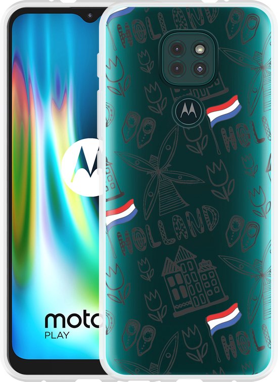 HualuBro Motorola Moto G9 Power Case, Magnetische Full Body Protection Shockproof Flip Lederen Portemonnee Case Cover met Kaartsleuf Houder voor Motorola Moto G9 Power Phone Case (rood