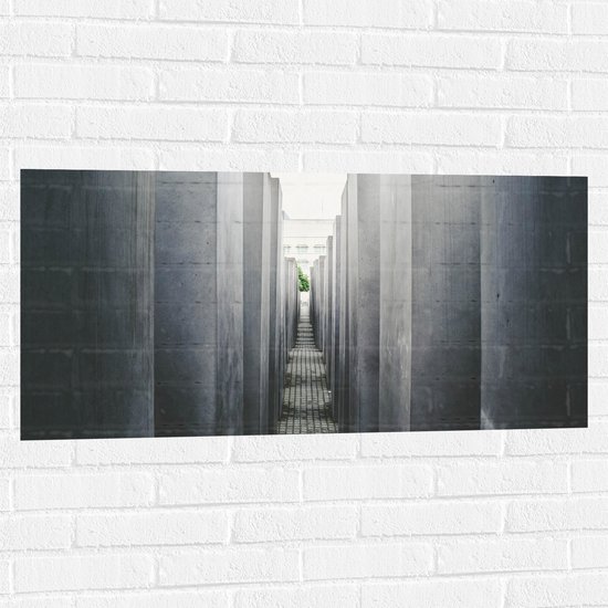 WallClassics - Muursticker - Monument in Duitsland - 100x50 cm Foto op Muursticker