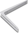 DX Plankdrager 150x200 mm - Aluminium wit gelakt