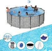 Piscine Steel Pro MAX - Avec accessoires - 427x122 cm