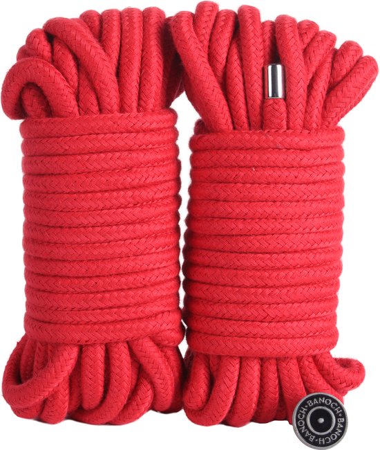 Banoch | bondage touw rood 2 x 10 meter