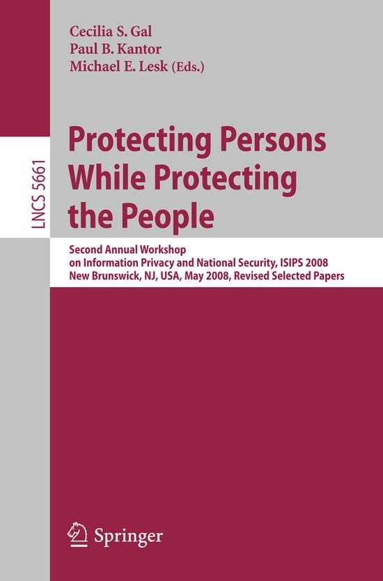 Protecting Persons While Protecting the People - cover