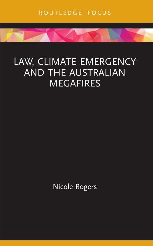 Law, Climate Emergency and the Australian Megafires - cover