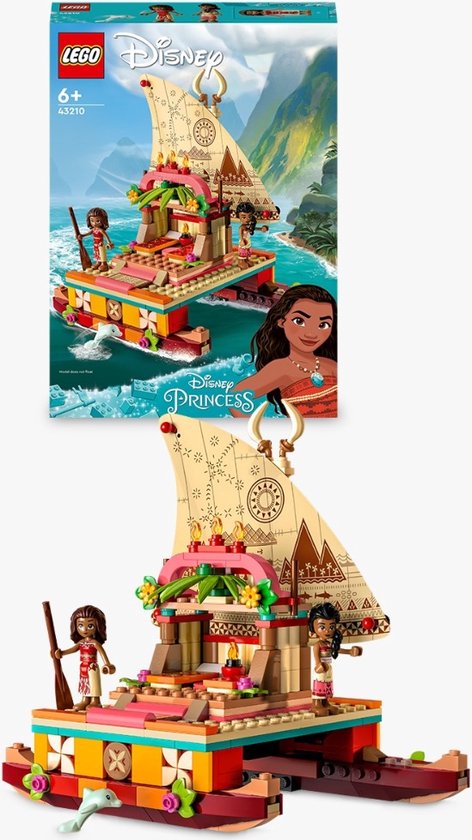 LEGO Disney Princess Vaiana’s ontdekkingsboot Bouwset - 43210 - LEGO