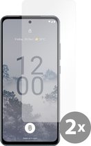 Cazy Protège-écran Nokia X30 / Protège-écran iPhone 13 Pro - Verre trempé - Transparent - 2 Pièces