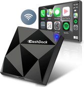 Dongle DashDock CarPlay - Apple CarPlay - Carlinkit - Connexion sans fil pour téléphone - Sans fil - Zwart