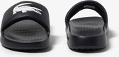 Slippers Lacoste Serve Slide 1.0 pour hommes - Zwart/ Wit - Taille 40,5
