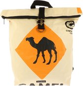 Sac à dos Rolltop léger - Sacs en ciment recyclé - Camel Oranje
