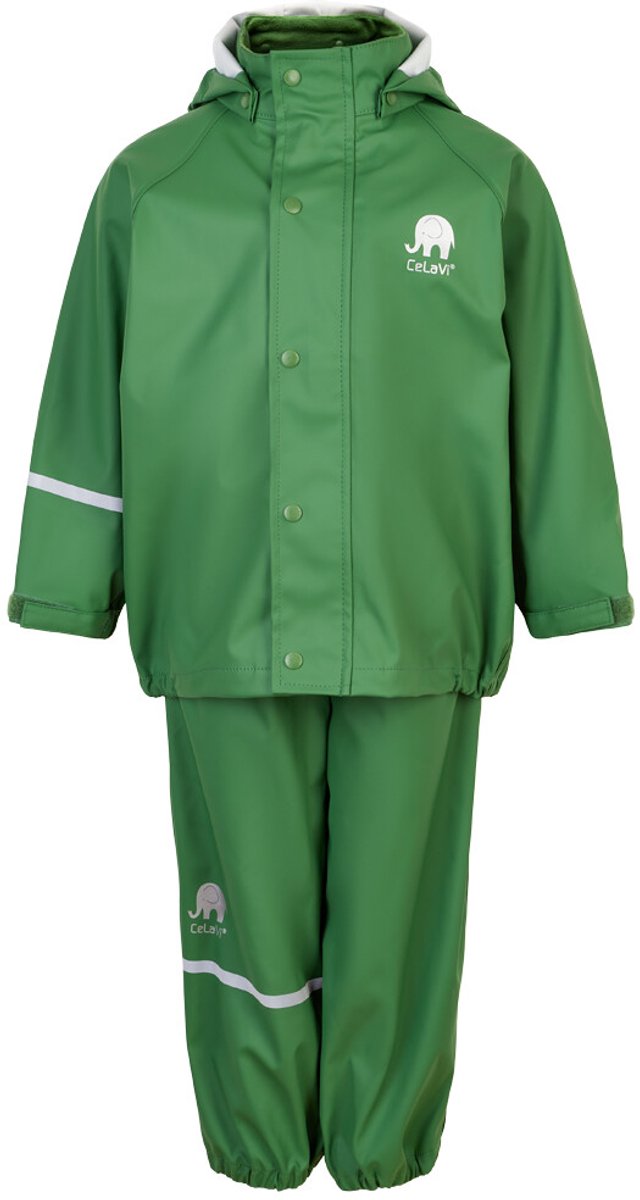 CeLaVi - Basic regenpak voor kinderen - Iepgroen - maat 100 (98-104cm)