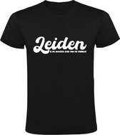 Leiden is de mooiste stad van de wereld! Heren T-shirt | Leiden