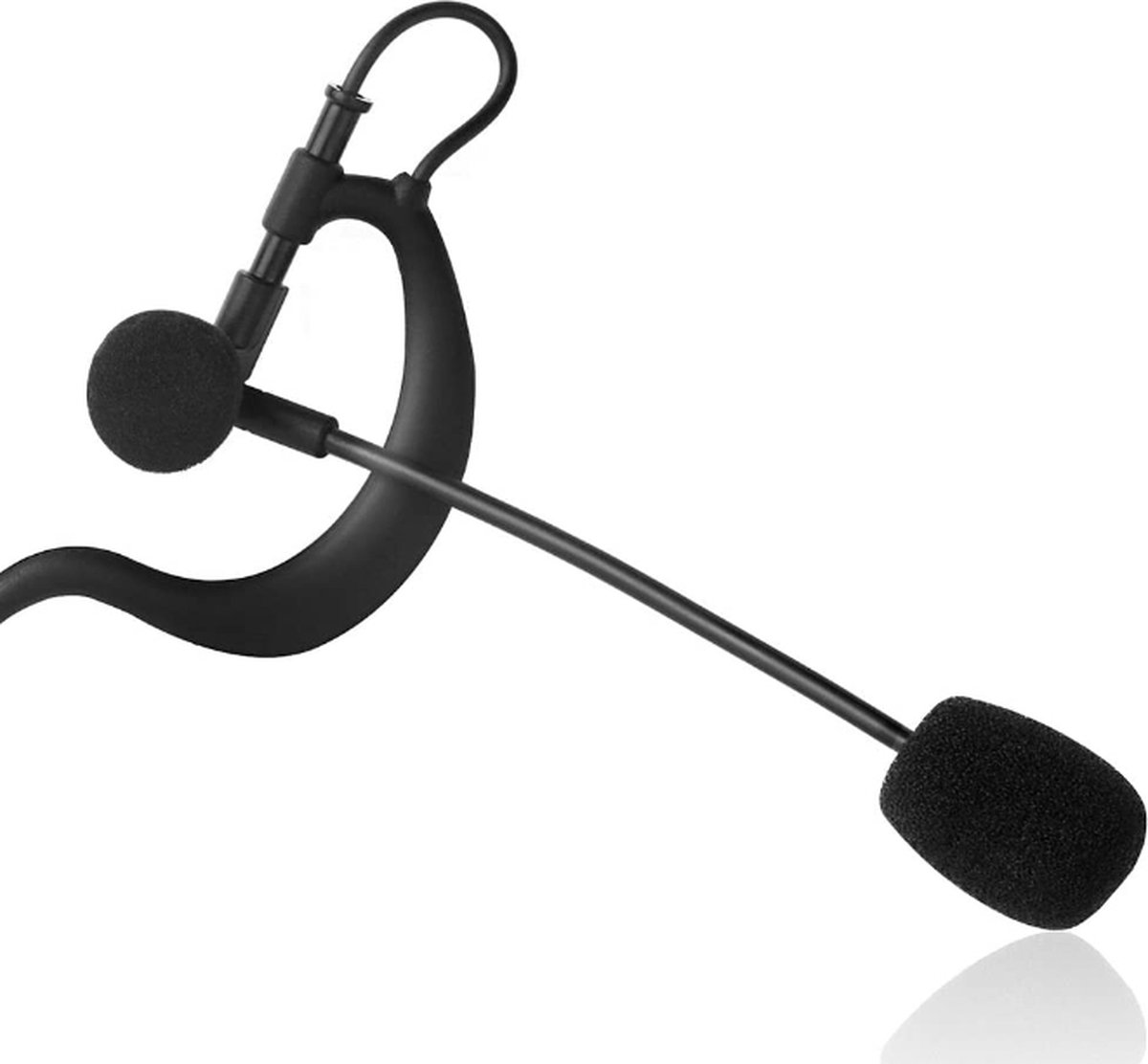 Scheidsrechter / Fiets / ski / bouw headset hoofdtelefoon Professional voetbal coach met oorbeugel om oorschelp