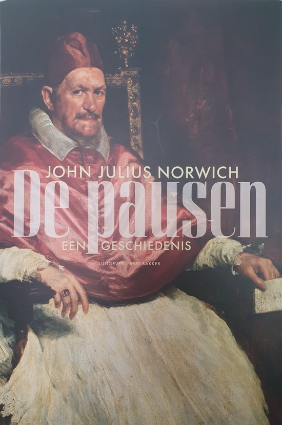 Boekomslag van 'De Pausen' met een schilderij van kardinaal Giulio Antonio Santoro.