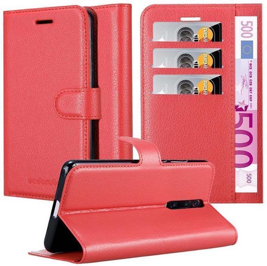 Coque Cadorabo pour Xiaomi Mi 9T / Mi 9T PRO / RedMi K20 / RedMi K20 PRO en ROUGE CARMIN - Coque de protection avec fermeture magnétique