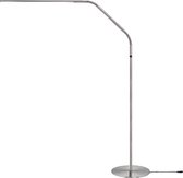 Daylight Slimline 3 E35118 - staande vloerlamp - dimbare led daglicht verlichting - in hoogte verstelbaar - buigbaar - woonkamer - geborsteld staal