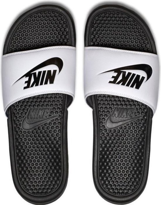 Nike Benassi Swoosh/Nike - Slippers - zwart - 43 | bol.com