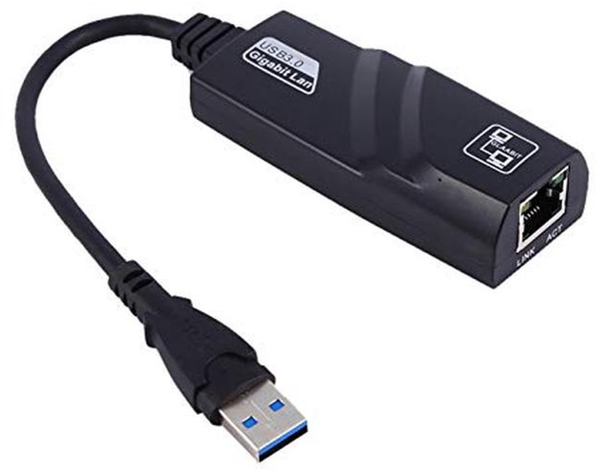 USB 3.0 Naar RJ45 Gigabit Ethernet Adapter voor Snelle Netwerkverbinding