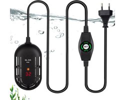 Aquarium Verwarmer 50W met Digitale Externe Controller - Verstelbare Temperatuur voor Kleine Aquaria
