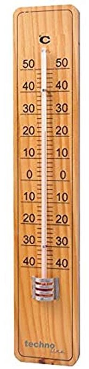techno line WA2010 Thermometer Holz