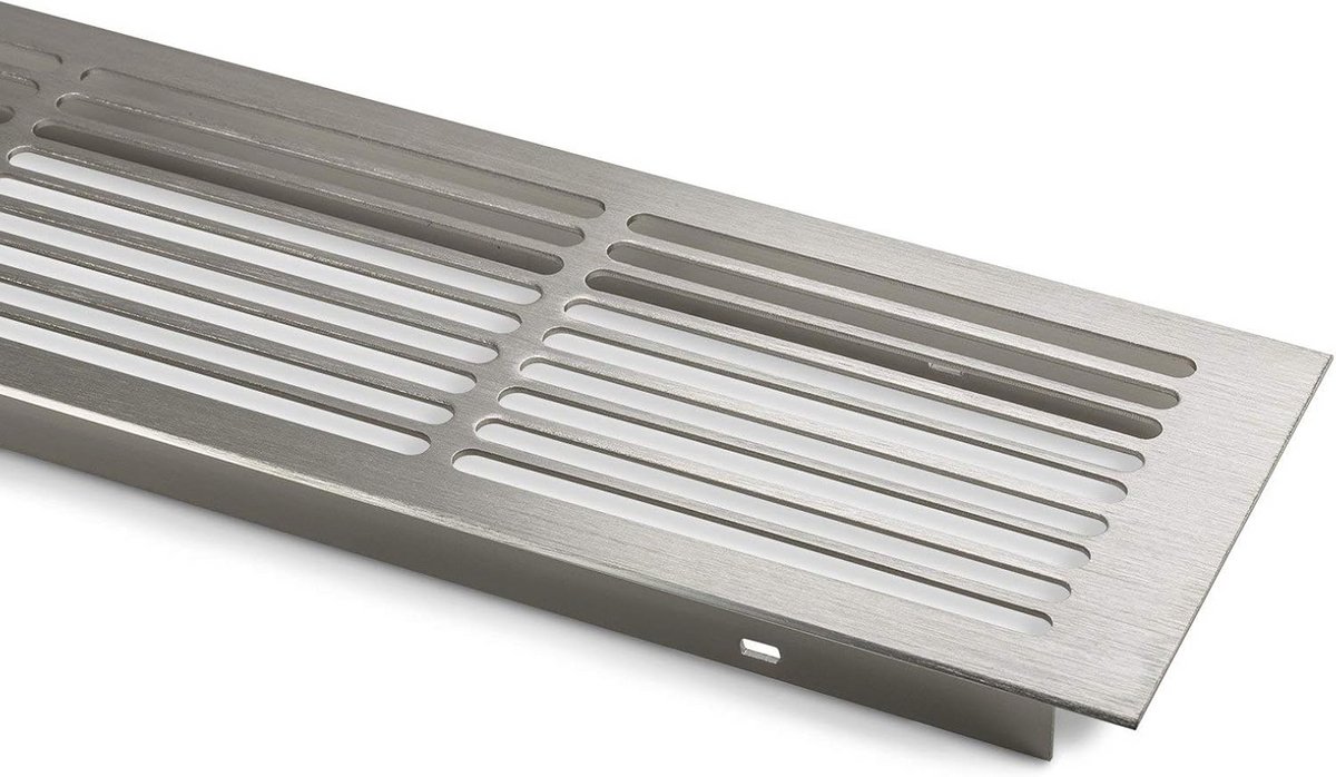 Ventilatierooster Aluminium 500 x 86 mm voor Ventilatie in Wanden en Meubels